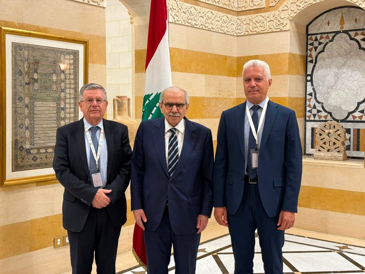 سلام يلتقي رئيسي بلديتي رميش ودبل