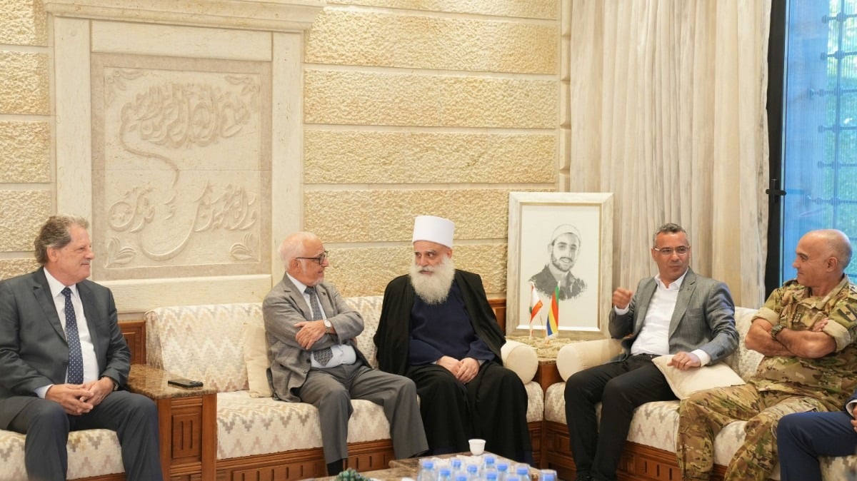 "مالطا لبنان" وشيخ العقل يبحثان تنمية الشوف وتعزيز الصمود