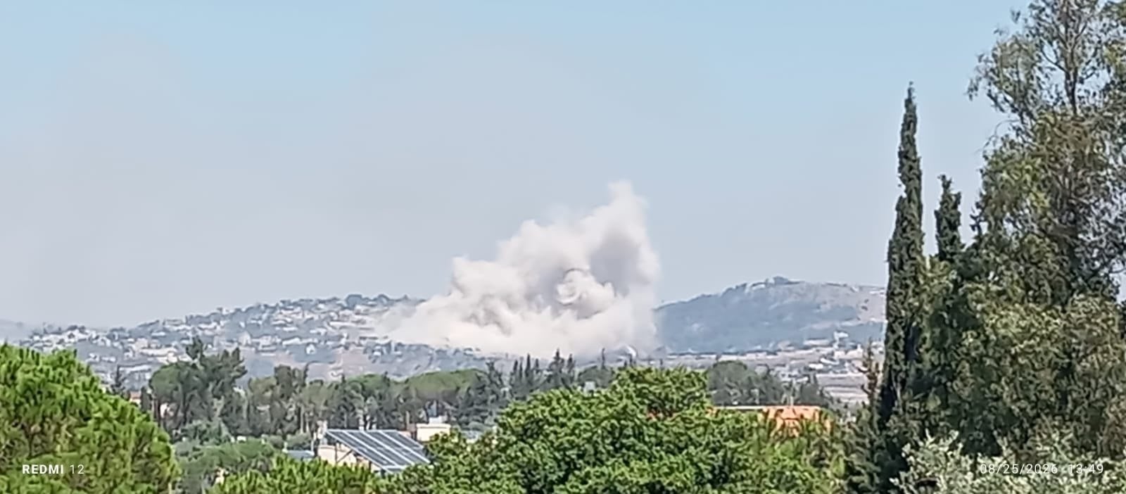 تفجير إسرائيلي في بلدة مركبا