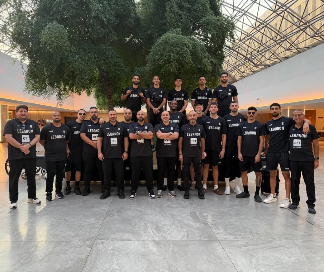 بعثة منتخب لبنان لكرة السلة غادرت لمواجهة الصين بعد ظهر الاثنين