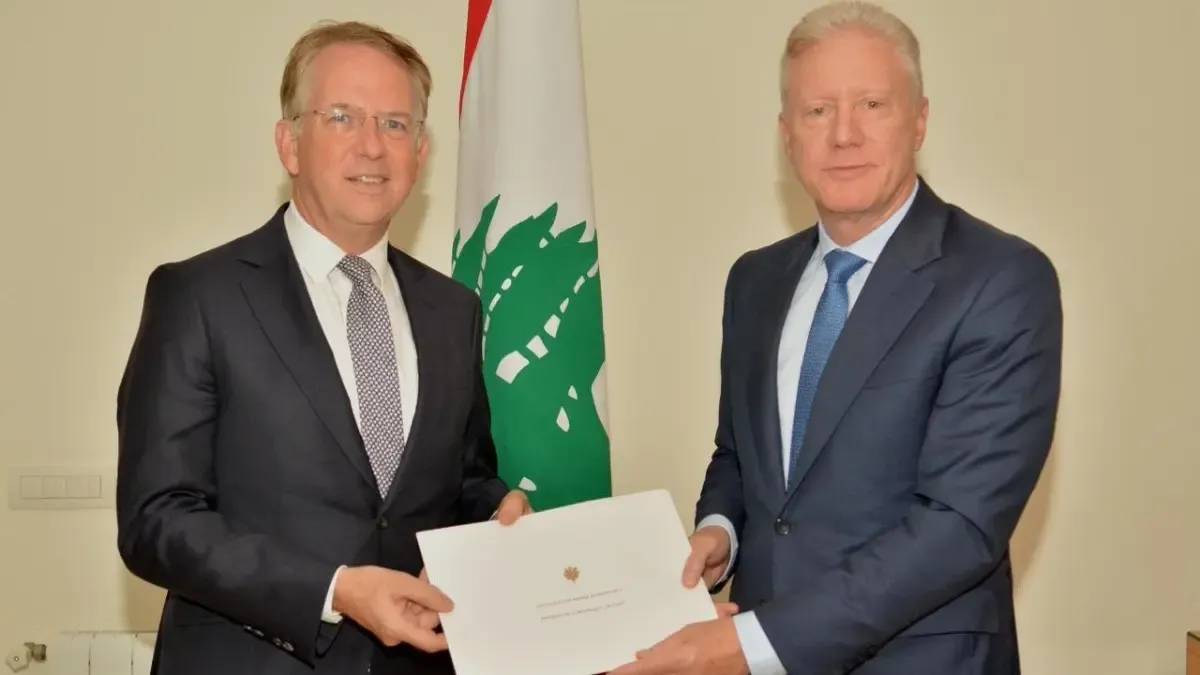 رجي يتسلّم أوراق اعتماد سفيري فرنسا ونيجيريا الجديدين