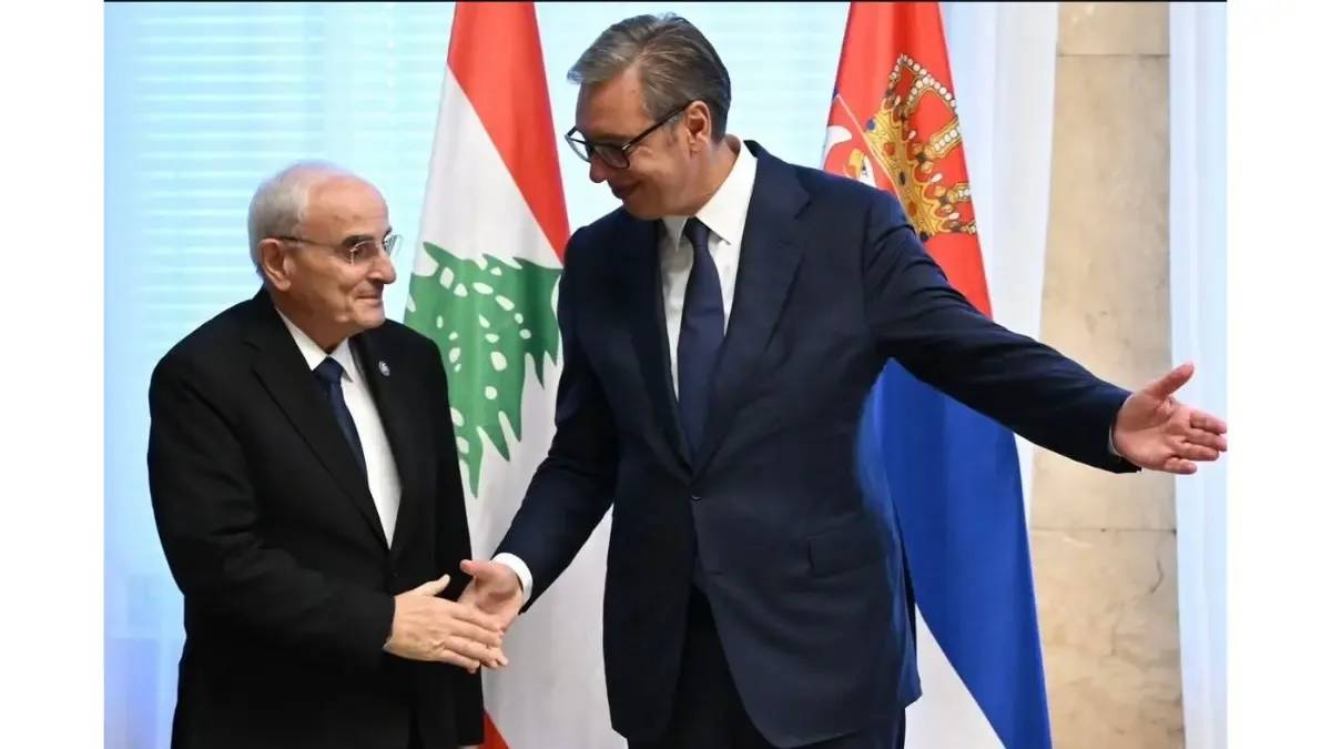 منسى يبحث مع الرئيس الصربي مرحلة ما بعد "اليونيفيل"