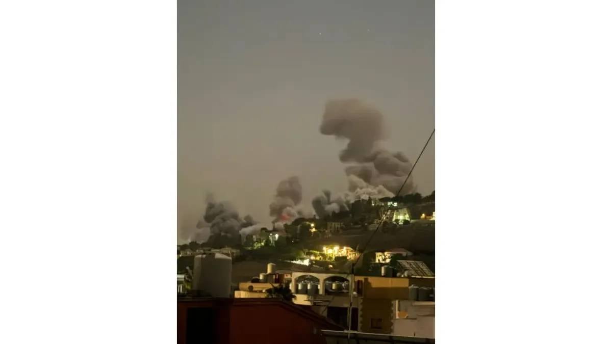 غارات على النبطية الفوقا وعربصاليم... وقصف مدفعي متواصل طوال الليل