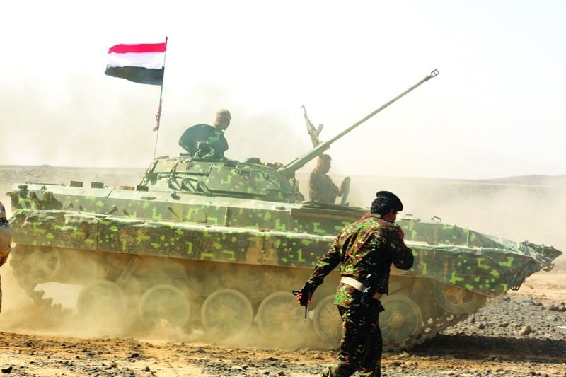 الجيش اليمني: هجوم مضاد على مواقع الحوثيين غربي تعز