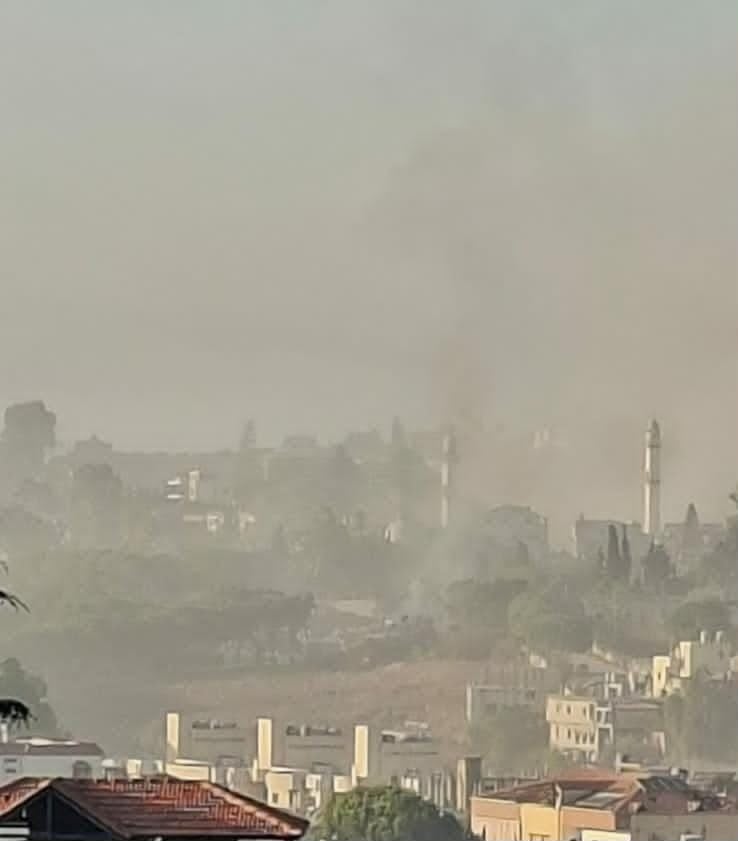 استهداف مستشفى غندور بالنبطية الفوقا و تدميرها بشكل كامل