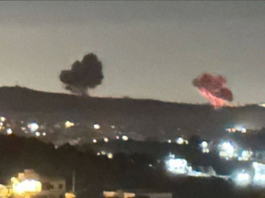 قصف مدفعي إسرائيلي متواصل منذ ساعات على بلدة النبطية الفوقا في قضاء النبطية