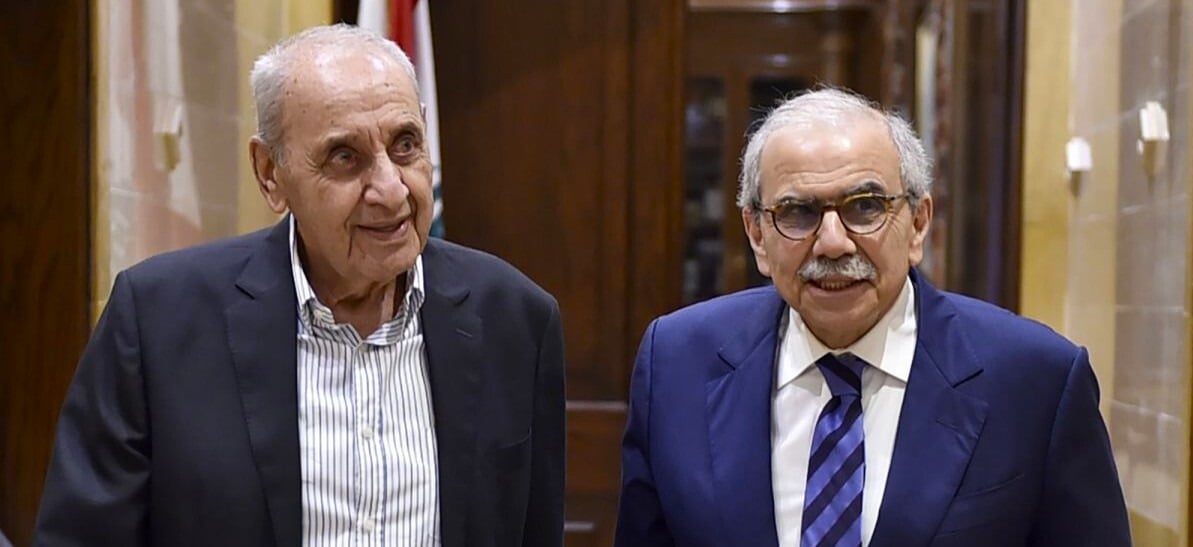 رئيس مجلس النواب نبيه بري يلتقي في هذه الأثناء رئيس الحكومة نواف سلام في عين التينة