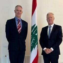 رجي يبحث مع السفير الأسترالي تعزيز العلاقات الثنائية