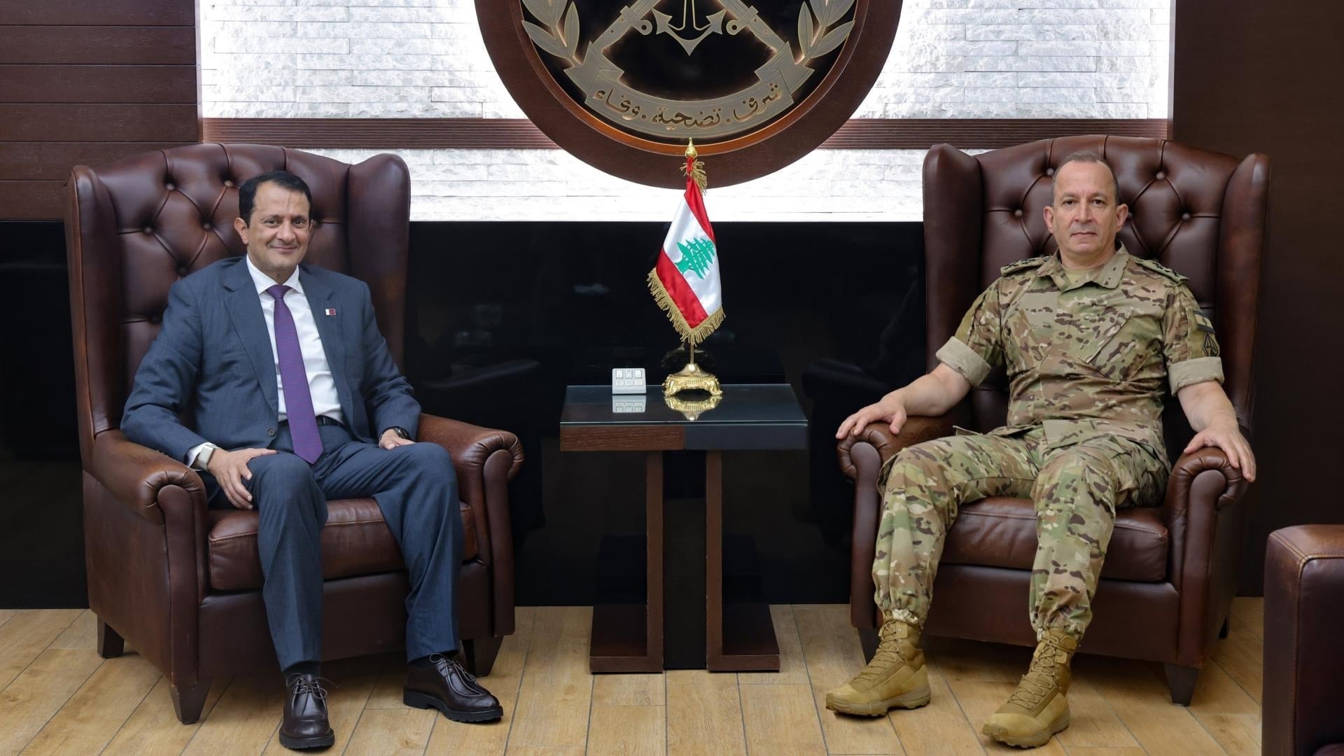 هيكل يلتقي السفير القطري في اليرزة.. تأكيد على دعم الجيش وتعزيز التعاون
