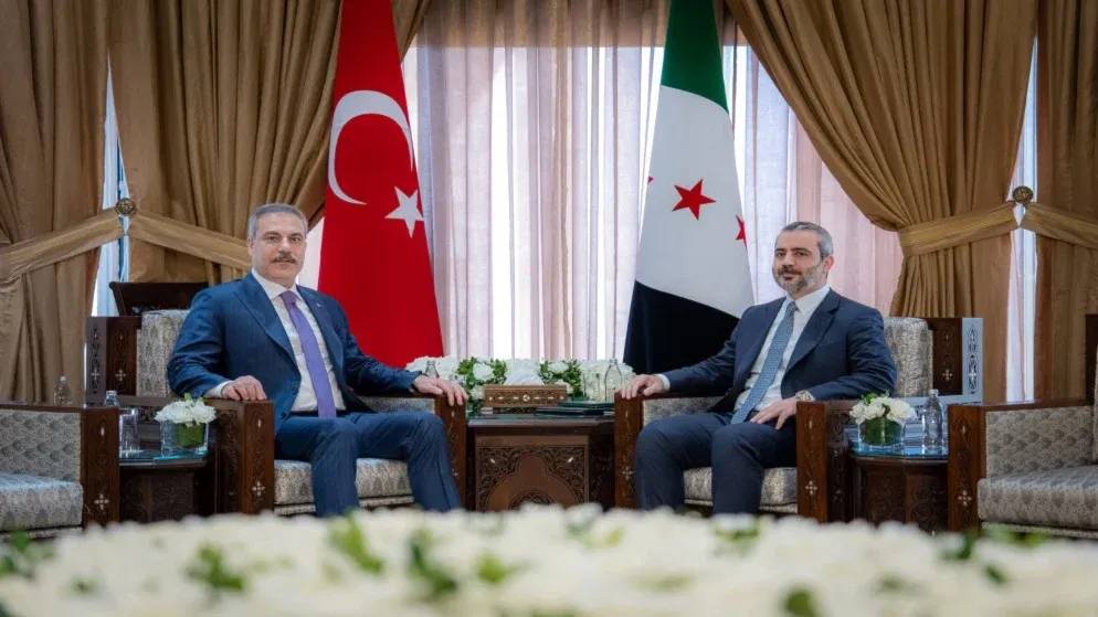 الشيباني وفيدان يبحثان تعزيز الشراكة السورية - التركية في دمشق