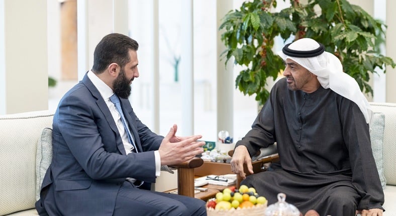 الرئيسان الإماراتي والسوري يشددان على إرساء ركائز الاستقرار الإقليمي والعمل على التنمية