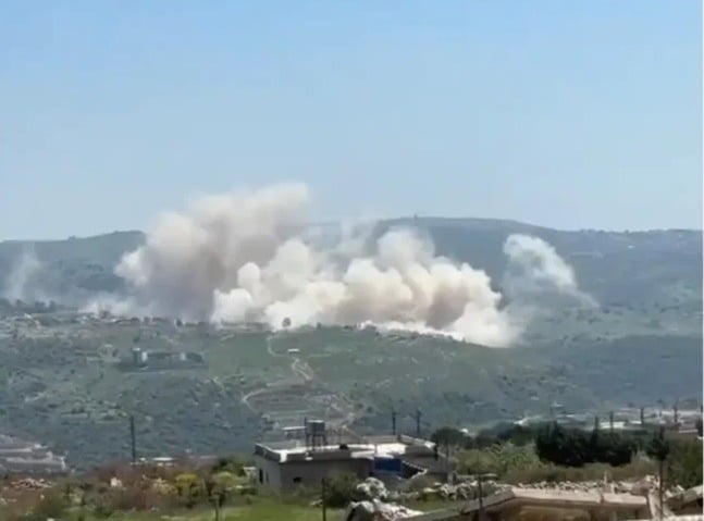 مدفعية العدو قصفت وادي زبقين