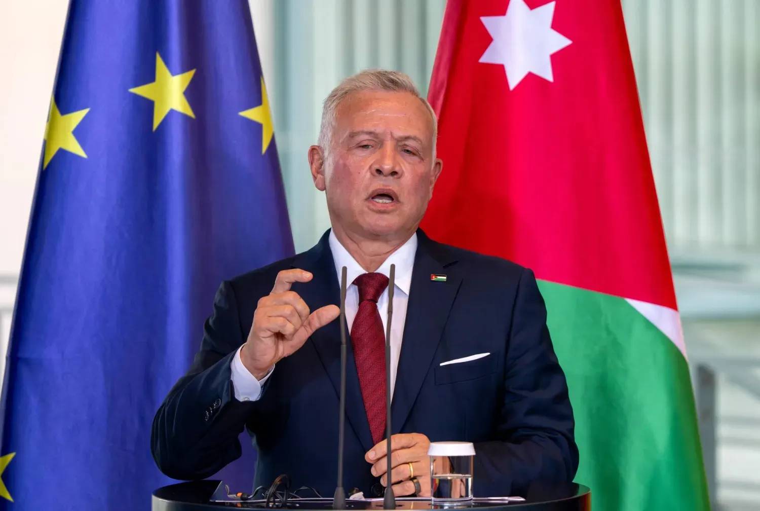 العاهل الأردني: أي تهديد لحدود الأردن الشمالية أو أمنه المائي هو تهديد لأمنه القومي ولن نتجاهله