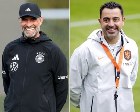 تشافي بمواجهة كلوب... هولندا وألمانيا في لقاء ناري بدوري الأمم
