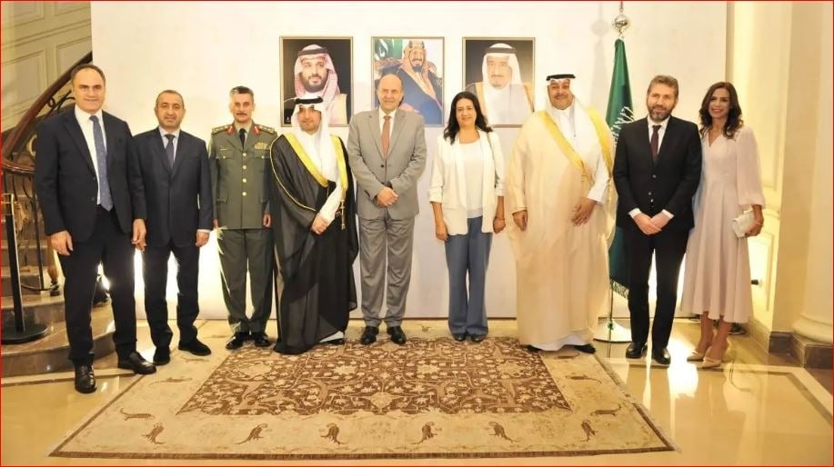 وفد "التيار الوطني الحر" شارك في احتفال اليوم الوطني السعودي