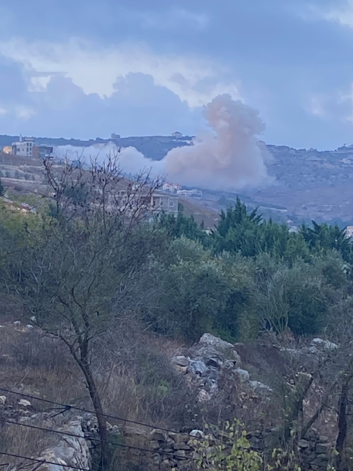 تفجير اسرائيلي عند اطراف عيتا الجبل لجهة بيت ياحون