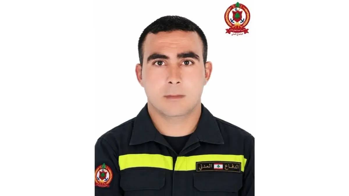 الدفاع المدني ينعى العنصر طالب يوسف شويخ