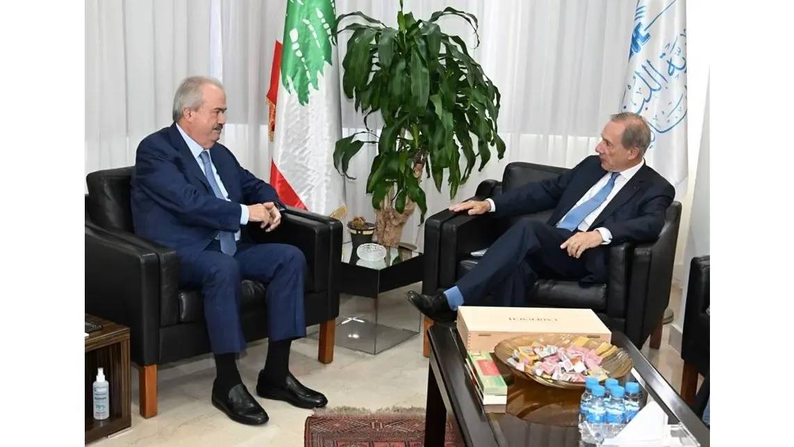 جابر يبحث مع موفد فرنسي مسار الإصلاحات والتعاون مع صندوق النقد