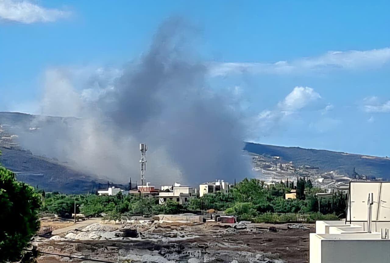 غارة إسرائيلية على بلدة المنصوري في قضاء صور