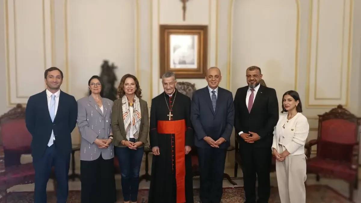 الراعي استقبل لحود ووزير السياحة الأردني وثمّن مبادرة الملك عبدالله