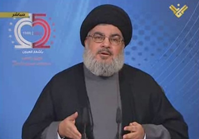 نصرالله: المسيحيّون والمسلمون مُهدّدون والمنطقة تذهب الى مزيد من الضياع
سيّارات مُفخخة موجودة والدولة تعرف الكثير عن الشبكات ولم تتحرّك أجهزتها
الحلّ في طرابلس استدعاء الجيش والتعاون معه لا استدعاء داعش والنصرة