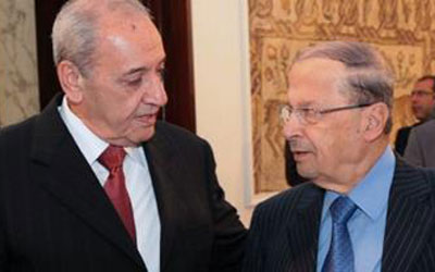 الكتائب تتمايز عن الرابع عشر من آذار وتوافق على تشكيلة نصرالله ولكن بشروط
لقاءات ثنائىة لقوى الثامن من آذار ...
عون الى عين التينة وجنبلاط التقى مسؤولا رفيعا في الحزب