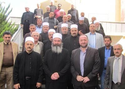 وفد من «الديموقراطي» ومشيخة العقل زار السويداء:
مواقف أبناء الجولان
ممُانعة لكلّ مُخططات التقسيم