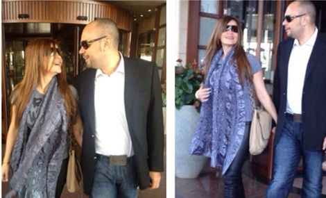 الصور الأولى لكارول سماحة وزوجها وليد مصطفى بعد وصولهما إلى بيروت