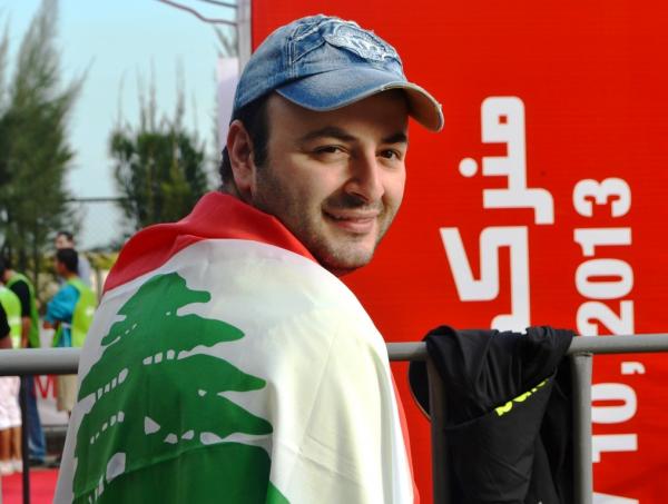 غبريال عبد النور يفتتح ماراتون بيروت بالشيد الوطني
