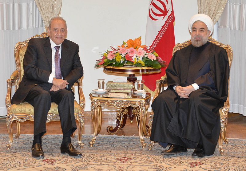 رغم المعارك تعيين موعد لمؤتمر جنيف -2 في 22 كانون الثاني...
وزير خارجية ايران يزور المنطقة وتحسن الوضع الاقتصادي في إيران...
بري من طهران: لتحقيق التلاقي العربي - الايراني لمواجهة مؤامرة الفتنة