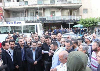 اعتصام أمام مركز الضمان في طرابلس
احتجاجاً على النقص في عدد الموظفين