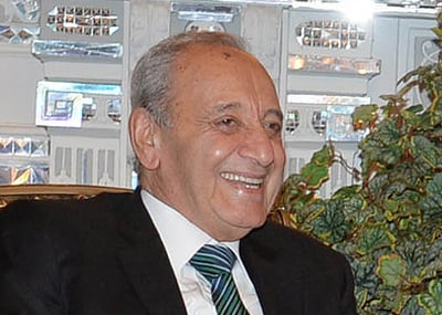 زيارة بري الى طهران رحلة استكشاف لمعرفة نتائج
الاتفاق الايراني الغربي حول الملف النووي وانعكاساته على لبنان
تلقى دعوة من السعودية في موسم الحج ولم يلبها بسبب الظروف الا انه طالب الملك السعودي باجراء حوار عربي عربي 