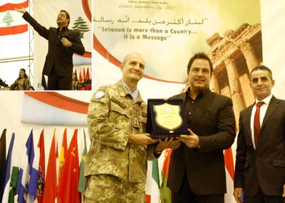 «اليونيفل» تحتفل باستقلال لبنان