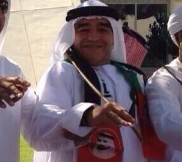 
"الشيخ" مارادونا يشارك الإمارات احتفالاتها الوطنية
