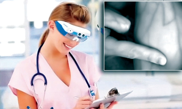 نظارات مستحدثة للرؤية عبر جلد المريض