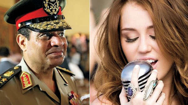 السيسي ينافس مايلي سايروس على شخصية العام