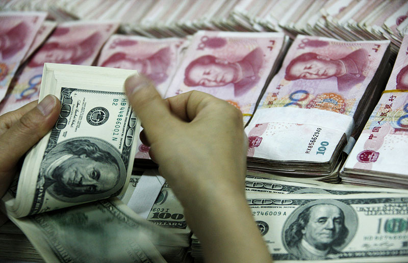 ارتفاع اليوان الصيني أمام الدولار الى مستوى قياسي