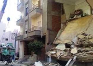 انهيار مبنى من 4 طوابق في حدائق القبة بالقاهرة