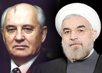 حسن روحاني ليس ميخائيل غوربا تشوف