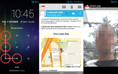 «Lockwatch» لإخبار المستخدم عند المحاولات الخاطئة لفك قفل جهاز «أندرويد»
