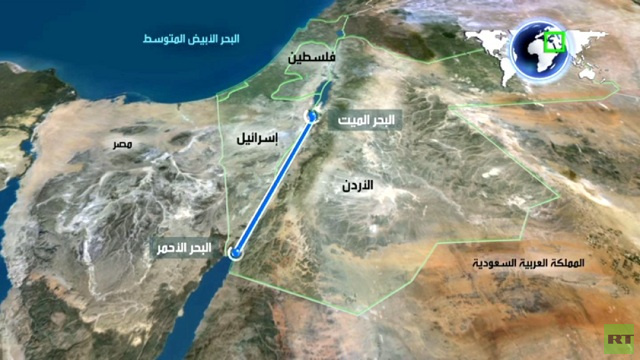 اتفاقية لربط البحر الميت بالأحمر 

