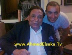 أحمد السقا يجتمع بـ"الزعيم" عادل إمام
