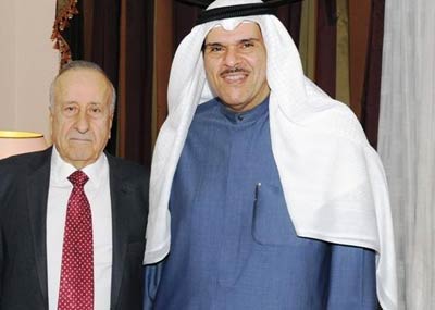 نقيب المحرّرين التقى
وزير الإعلام الكويتي