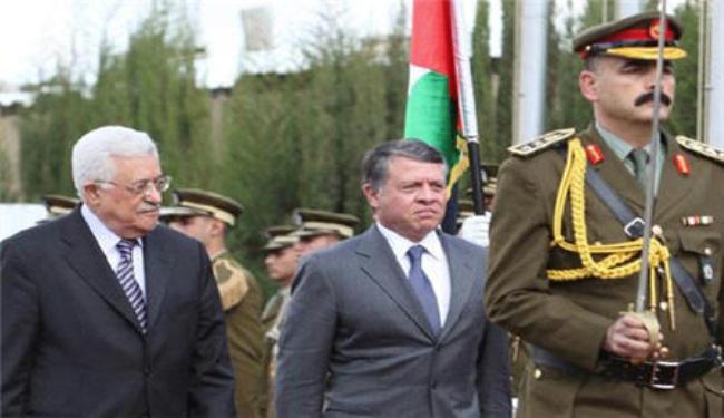 ملك الاردن وعباس يدعمان جهود كيري لدفع عملية السلام

