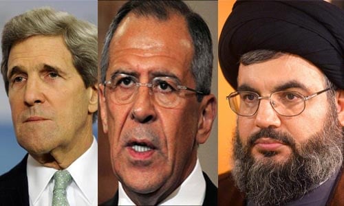 مسؤولان اميركي وروسي بدأوا اجتماعاتهم في بيروت لبحث سحب حزب الله من سوريا<br />
الرئيس الإيراني سيلبي دعوة الملك السعودي للمشاركة في مراسم الحج<br />
<br />
