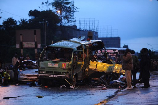 مقتل 4 أشخاص بتفجير حافلة في العاصمة نيروبي