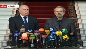 لاريجاني والنجيفي: لضرورة الحل السياسي للأزمة السورية