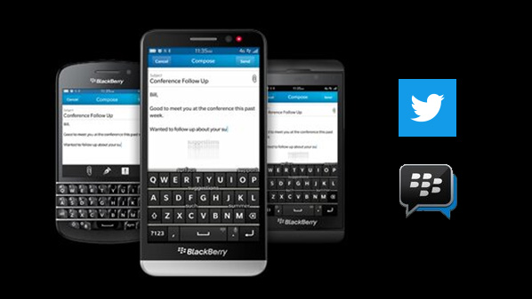 تويتر توفر ميزة الربط مع “BBM” بتطبيقها لنظام “بلاك بيري 10″