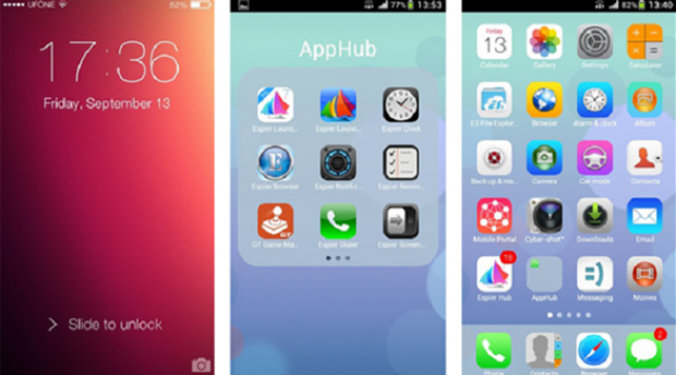غيّر تصميم هاتفك من Android  الى IOS7  عبر هذا التطبيق: