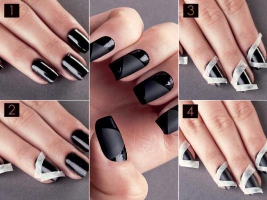 طريقة رسم شكل جديد لطلاء الأظافر